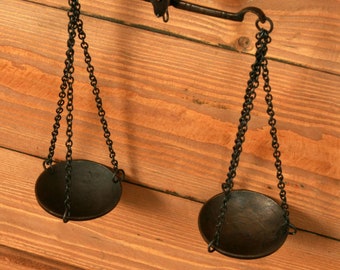Libra Scale Balance  Medieval Style Hanging Scale Brass Hook