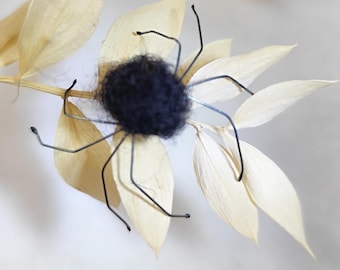 Araña pequeña, decoración gótica de Halloween, accesorios para manualidades, bichos espeluznantes 3,5 cm