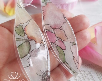 Decoupage Tatting Shuttle: Clover Style Frivolite Shuttle (77mm)