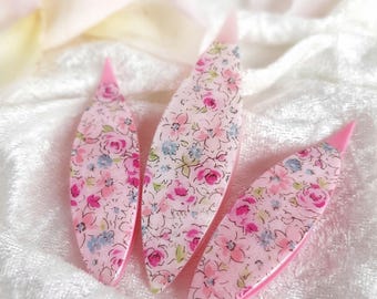 Lanzadera para encaje de bolillos y decoupage: estilo trébol floral, para manualidades de encaje (77 mm o 63 mm)