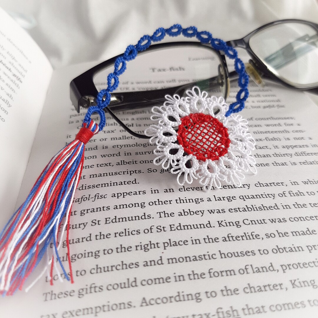 Tatting Tatted Bookmark Tatted Lace Bookmarks Stocking Etsy