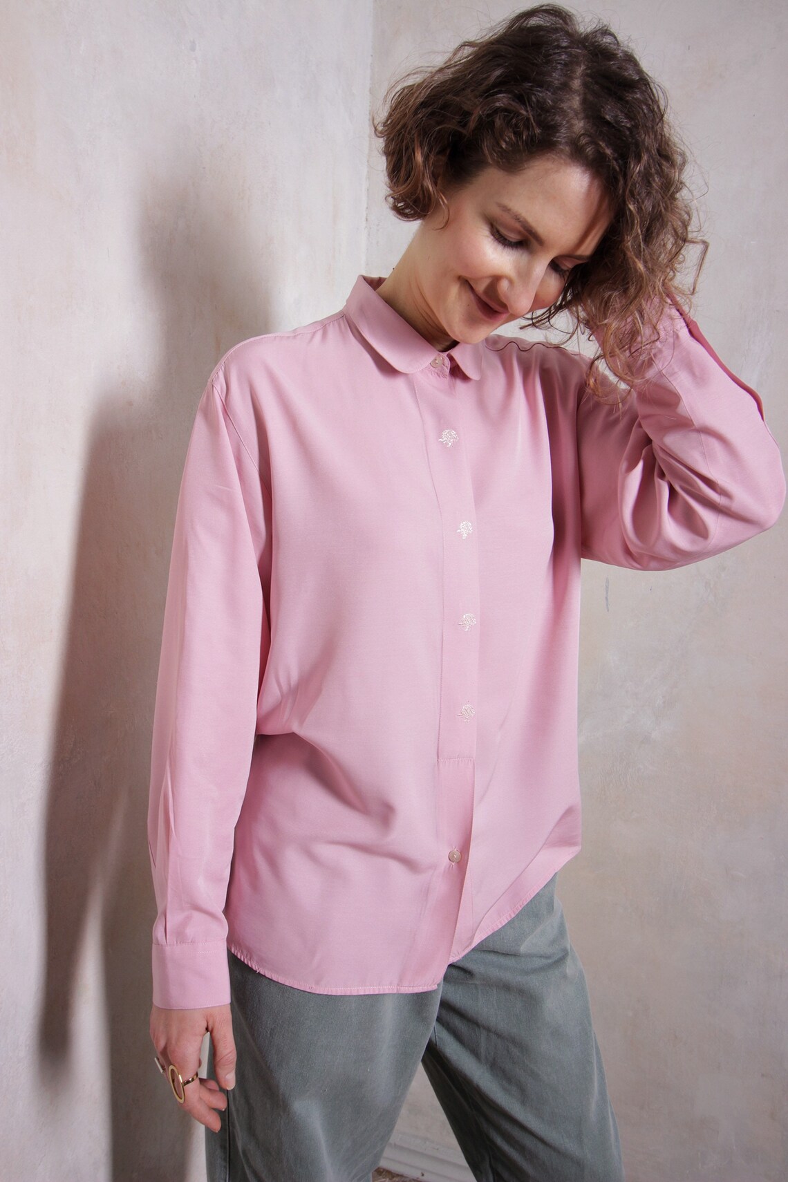 PINK MEMORIES Brown Sleeveless Spaghetti Strap Top Blouse