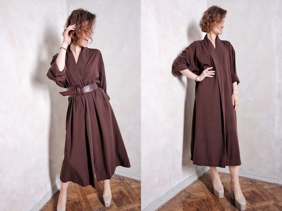 80s vintage long jacket | boho dress jacket | retr