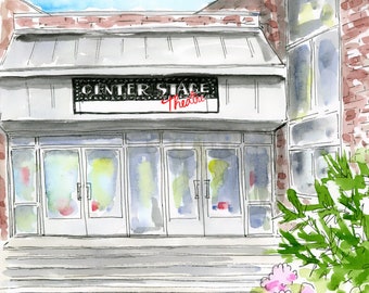Center Stage Theatre, Shelton CT souvenir