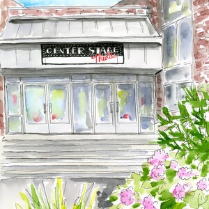 Recuerdo del Center Stage Theatre, Shelton CT