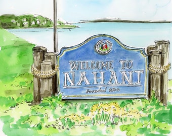 Welcome to Nahant souvenir