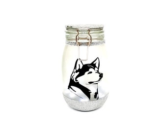 Husky Night Light Jar, Husky Dog Gifts, Husky Home Decor, Husky Mom, Husky Dog Decor