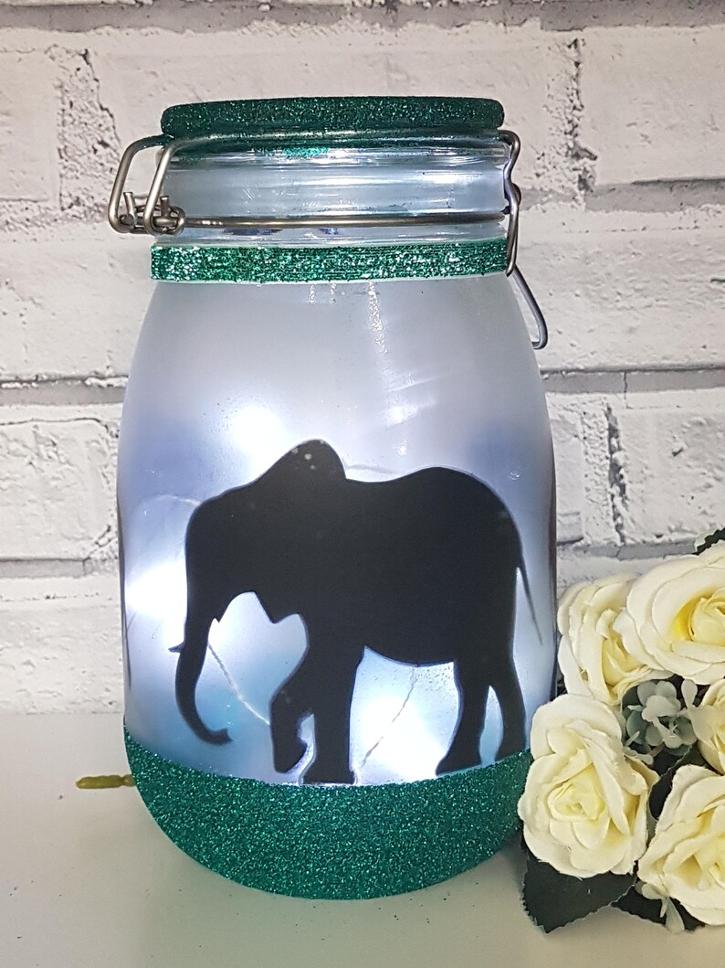 Elephant Night Light Elephant Lamp Elephant Nursery Etsy
