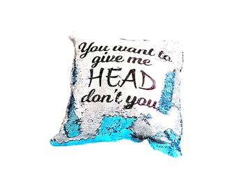 Cheeky Reversible Sequin Cushion-Decorative Cushion-Novelty Cushion-Cheeky Gift Ideas