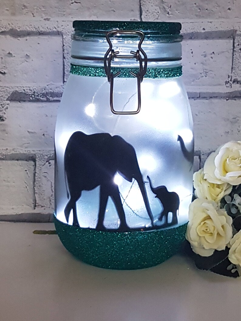 Elephant Night Light Elephant Lamp Elephant Nursery Etsy