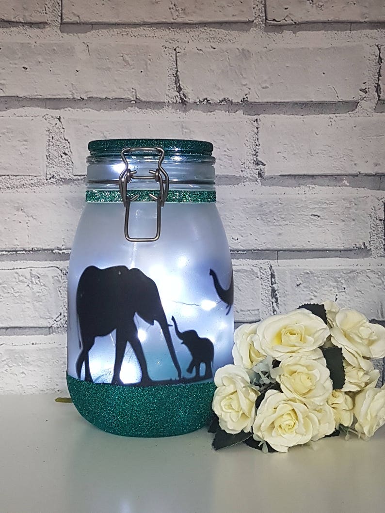 Elephant Night Light Elephant Lamp Elephant Nursery Etsy
