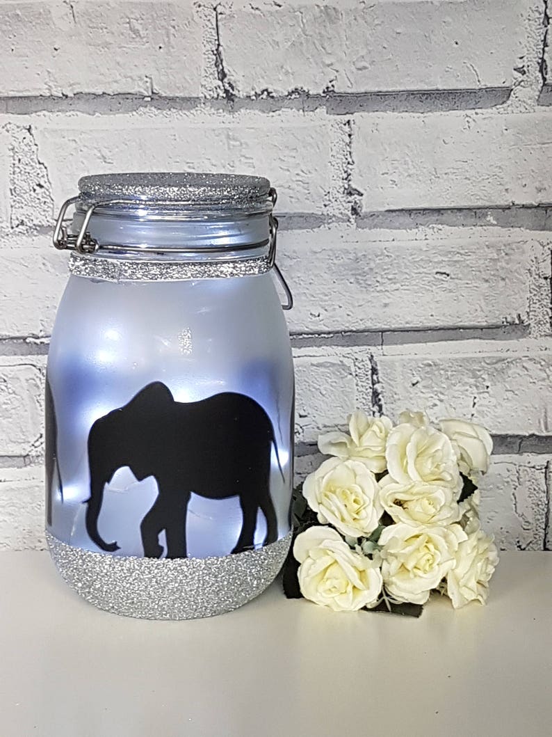 Elephant Night Light Elephant Lamp Elephant Nursery Etsy