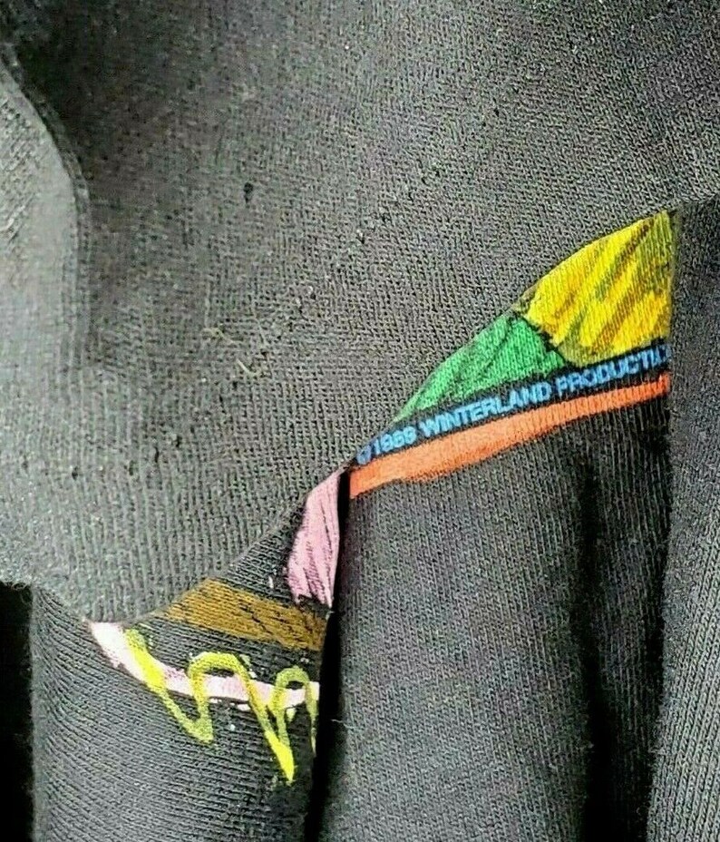 Vtg Chicago Brilliant Colors Windy City 1989 Winterland Single TShirt Anvil