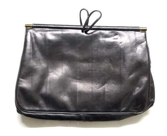 Vintage ROBERT BESTIEN Soft Leather Clutch Black - Etsy