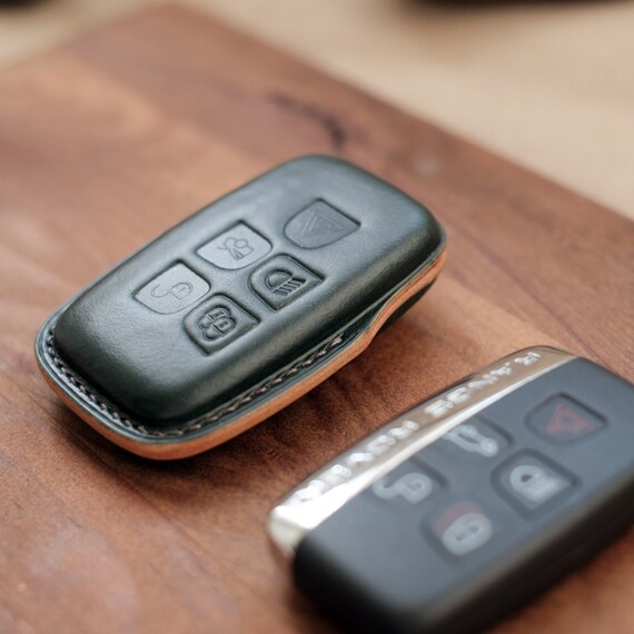 Handmade Leather Land Rover Range Rover DEFENDER Car Key Case