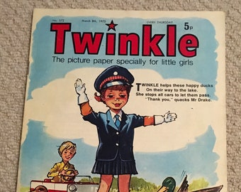 Twinkle - March editions from 1975,1976,1977,1979 issue no's including 372,373,427,580 - Vintage Comics- Great birthday/anniversary gift