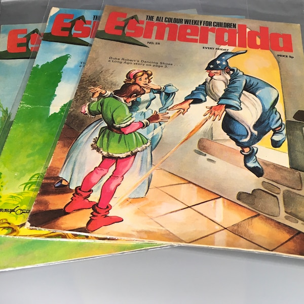 Vintage Comic - Esmeralda - Issues 24,25,26,27 - Great birthday/ anniversary gift