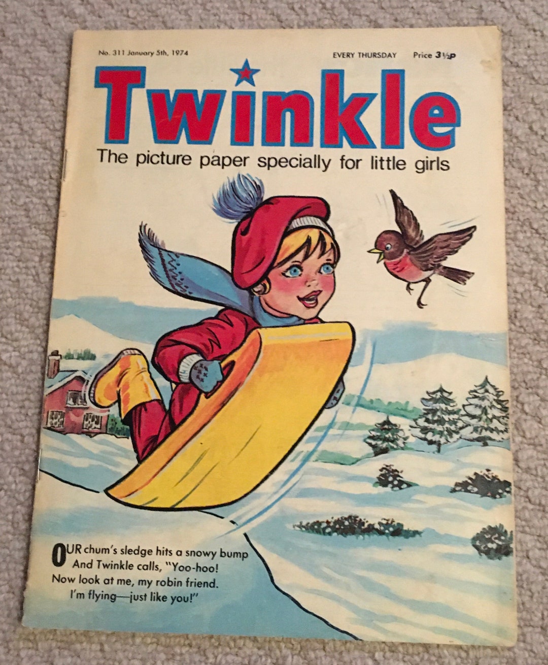 Twinkle Jan Twinkle - January Editions From 1974,1976,1977 Issue No's Including ...