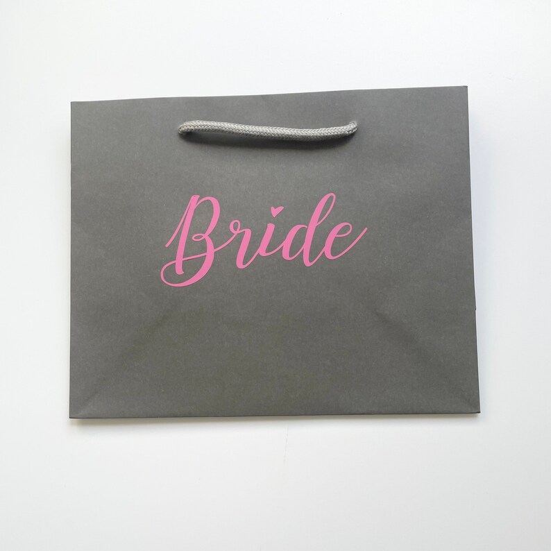 Best Man Gift Bag Grey Gift Bag Groomsmen Gift Bag Medium Etsy UK