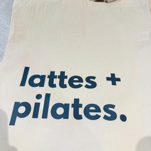 Bolsa de Pilates y Lattes, Bolsa para Pilates Reformer, Accesorios de Pilates, Regalo para Instructora de Pilates, Bolsa de Entrenamiento, Regalo de Cumpleaños para Hermana o Amiga, Café imagen 9