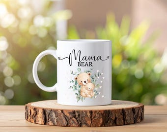 Mama Bear Mug | New Mum Gift | Mum Birthday Mum | Pregnancy Gift | Mum to Be Mug | Mothers Day Gift for New mums