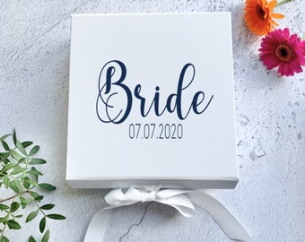 Bride gift box, to my bride, wedding day gift, bride to be gift, personalised box, gift box, gift for new wife, gift for bride