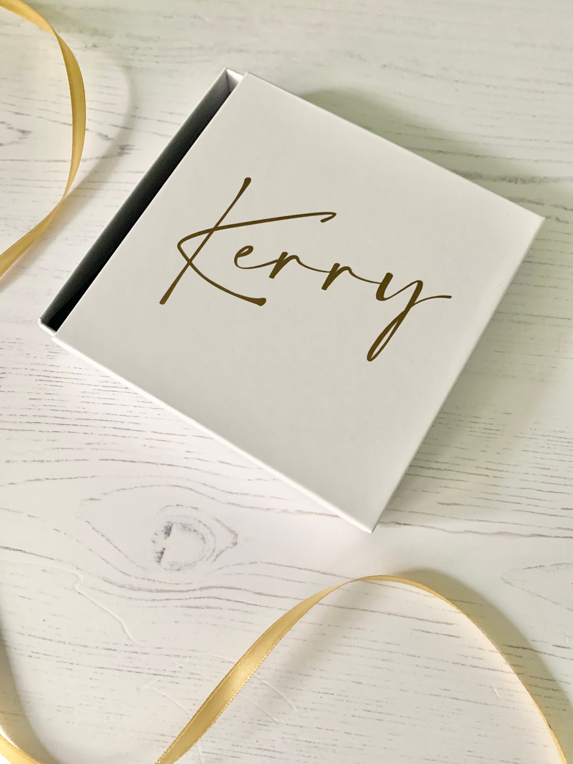 Personalised jewellery gift box bracelet box bridesmaid  Etsy