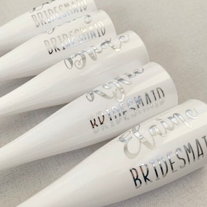 White personalised flute, champagne flute, plastic wine glass, hen party glasses, hen weekend plastic glasses, travel wine glasses