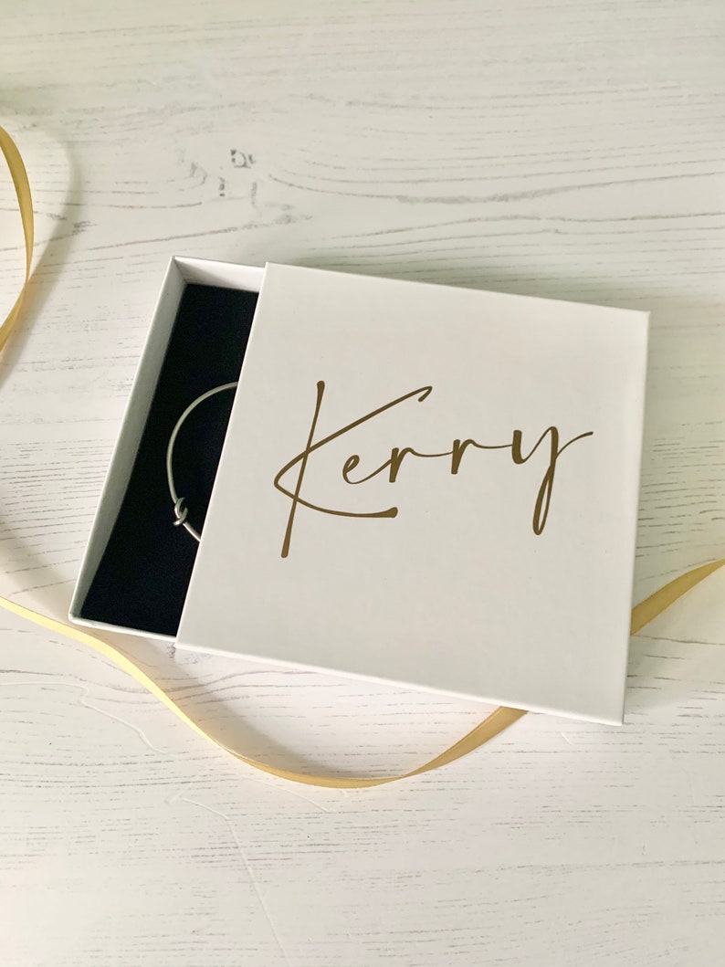 Personalised Jewellery Gift Box Bracelet Box Bridesmaid Etsy