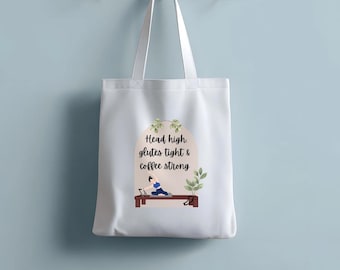 Pilates Tote Bag, Gym kit bag, Pilates Stuff, Pilates Instructor Gift, Workout Bag, Sister or Friend Birthday Gift, Pilates Christmas Gift