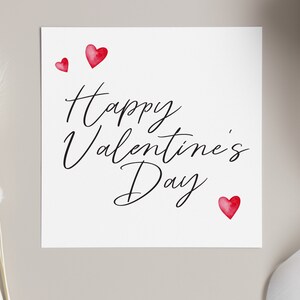 Happy Valentines Day greeting card, no soppy not romantic valentine card for husband and wife