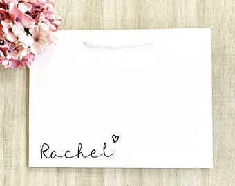 Personalised Wedding Gift  Bag, Bridesmaid, Bridal Party Bags, Bride Gift Bag, Team Bride Hen Party Bags