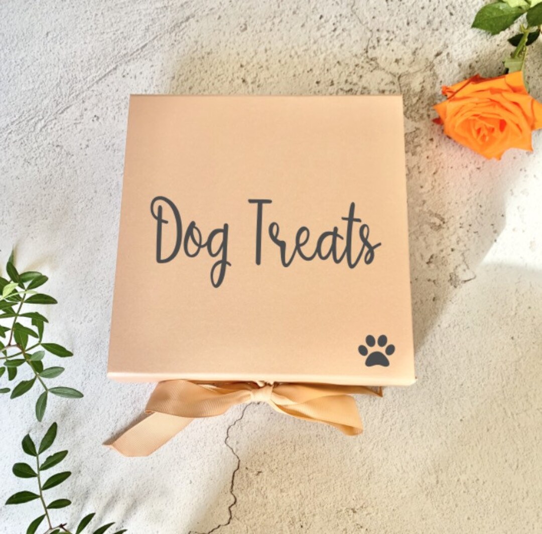 Dog Treats Box Dog Food Storage Pet Food Storage Box Dog Etsy