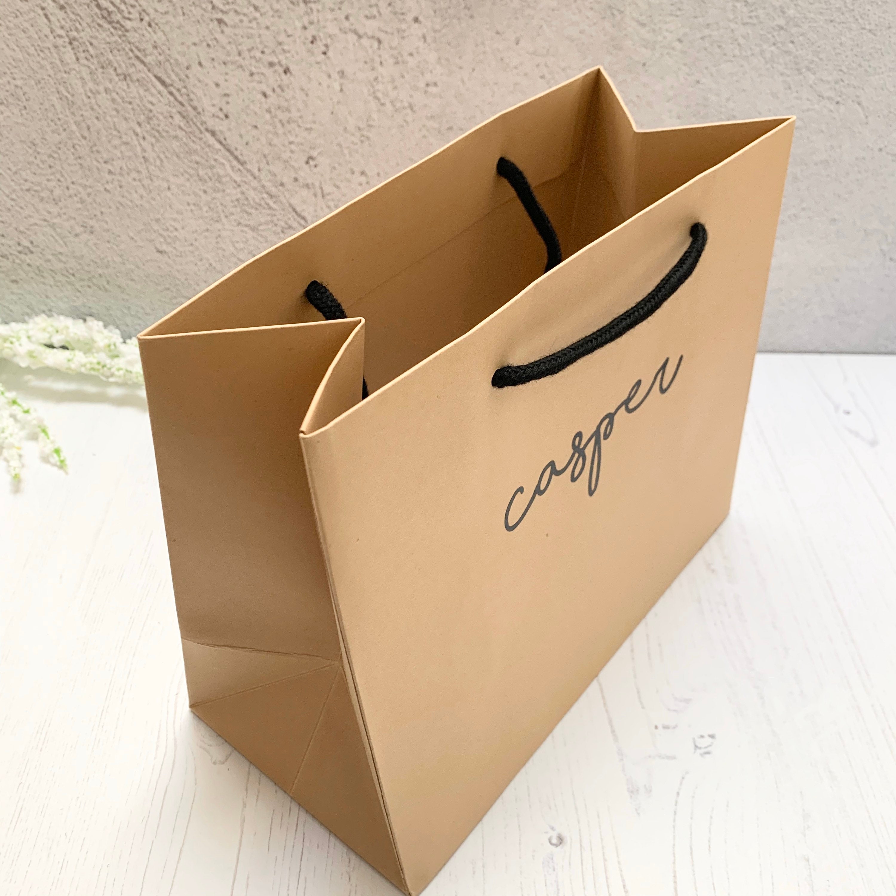 Personalised Gift Bag, Bridal Party Gift Bags, Luxury Brown Kraft Gift ...