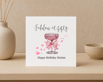Hunts England Biglietto Auguri 50° Compleanno Amico: "You Are Truly The Best Friend" (148x148 Mm)