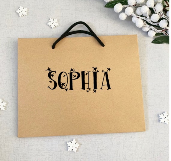 christmas gift bags etsy