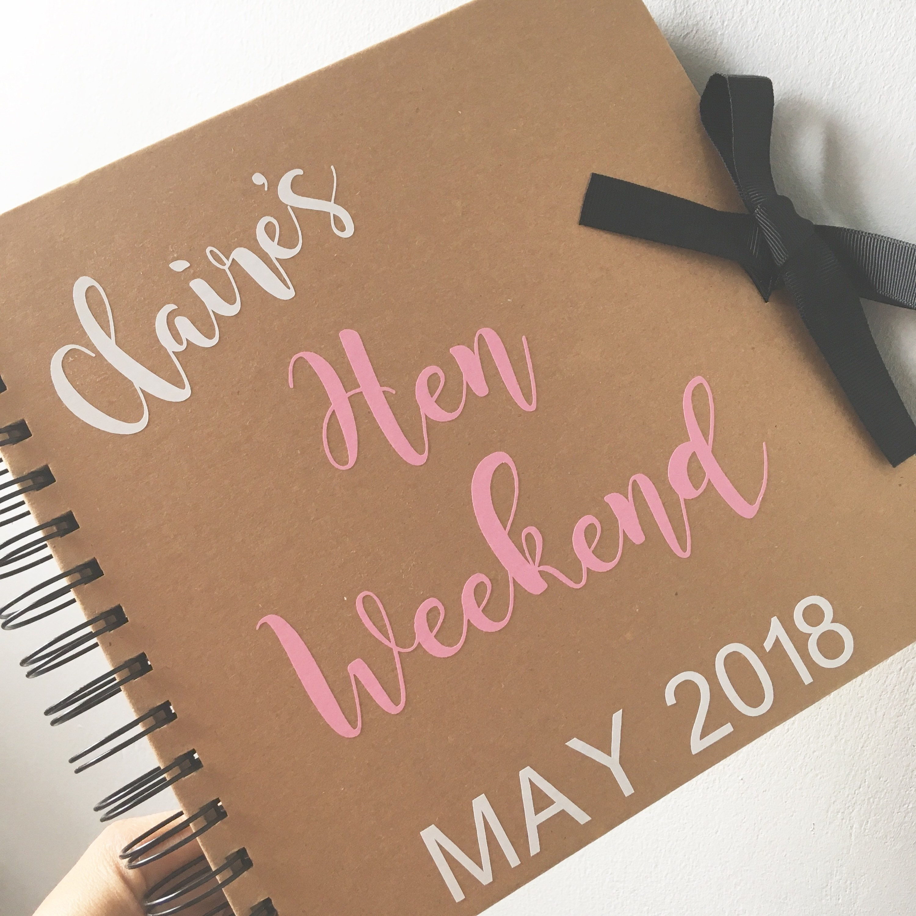 Hen weekend scrapbook virtual hen do album postponed hen Etsy