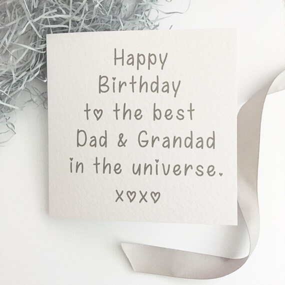 happy birthday to the best dad and grandpa