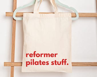 Reformer Pilates Tote Bag, Christmas Gift Idea for Pilates Lover, Secret Santa Gift, Pilates Colleague Xmas Gift, Pilates Lover Present Idea