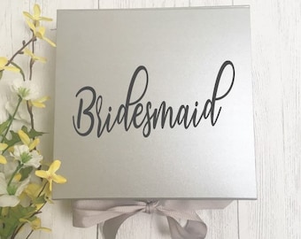 Bridesmaid gift, bridesmaid proposal, bridesmaids, maid of honour gift, best man gift, flower girl, gift box, personalised gift box