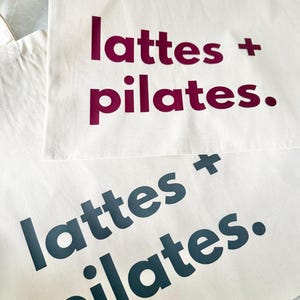 Bolsa de Pilates y Lattes, Bolsa para Pilates Reformer, Accesorios de Pilates, Regalo para Instructora de Pilates, Bolsa de Entrenamiento, Regalo de Cumpleaños para Hermana o Amiga, Café imagen 11