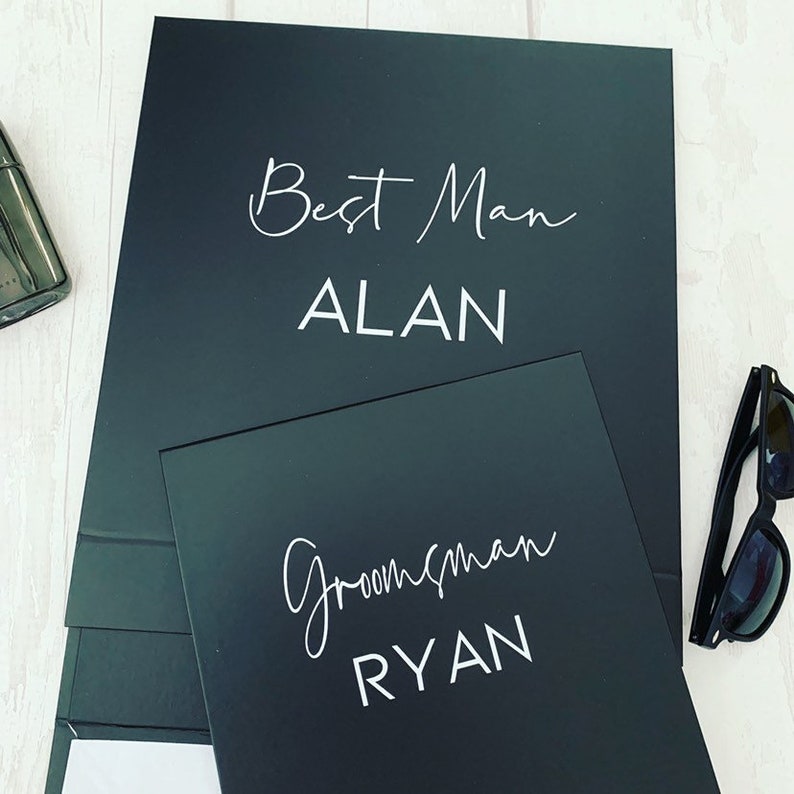 Best Man Gift Box Best Man Proposal Box Personalised Gift Etsy