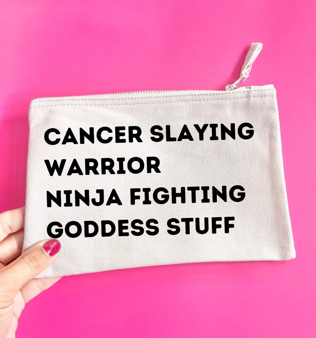 Cancer Warrior Pouch, Chemo Meds Bag for Travel and Holidays, Bag for