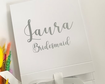 Bridesmaid proposal gift box, bridesmaid gift, maid of honour gift, personalised box, gift box, bridal party gift, gift for bride