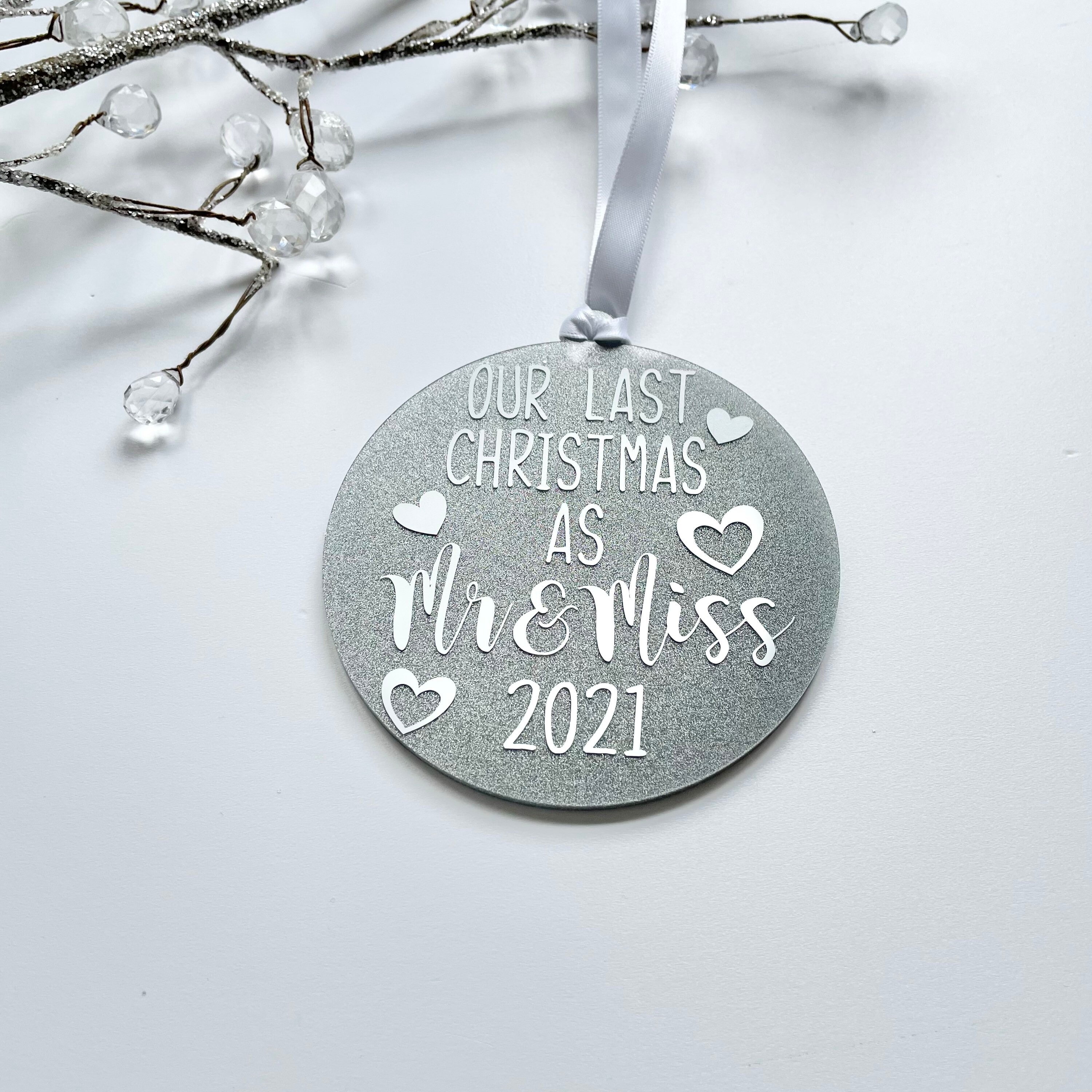Last Christmas 2022 Last Christmas As Mr And Miss Xmas Tree Decoration 2022 | Etsy Denmark