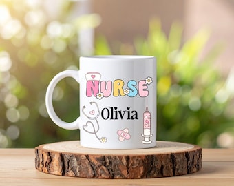 Nurse Mug | Newly Qualified Nurse Gift | Nursing Graduation Gift | Personalised Mug for Nurse