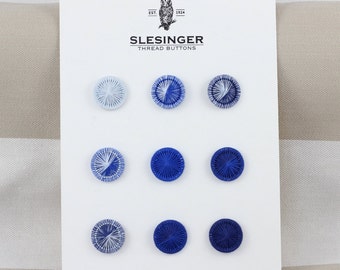 Tarjeta de muestra de diseñador n.º 10 - BOTONES VINTAGE DE SLESINGER Victoria 26 pulg. (15,5 mm) - Lee la descripción***