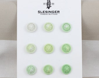 Desiger Musterkarte No. 01 - SLESINGER'S VINTAGE BUTTONS Victoria 26"(15,5mm) - Bitte Beschreibung lesen**