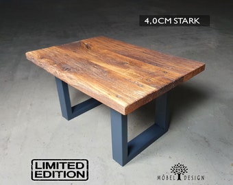 Mesa de madera de roble recuperada - mesa de centro - mesa auxiliar - mesa de salón - mesa de cocina - mesa de comedor - mesa