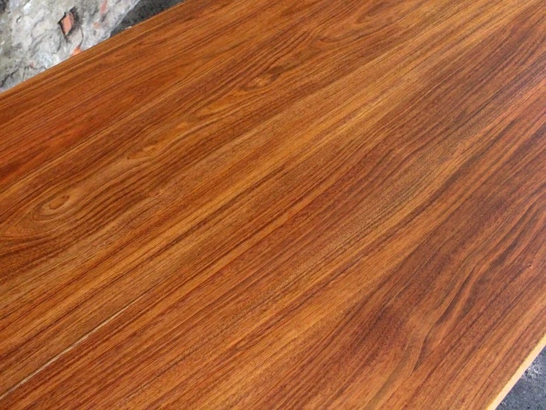 Jatoba massief houten plank 14-24 cm diep / 2,8 cm dik diverse lengtes Jatoba Solid wandplank, wandplank, zwevende plank / houten plank afbeelding 8